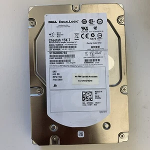 Dell EqualLogic 0VX8J 600GB 6G SAS 15K 3.5" ENT HDD ST3600057SS Hard Drive - Afbeelding 1 van 3