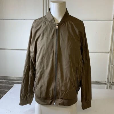 CALVIN KLEIN Lightweight Bomber Jacket Men's Size S Dark Tan - Image 1 of 4