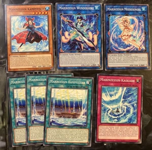 ✅Yu-Gi-Oh! 7 Karten Konvolut Set Marinzessin Kampffisch Wunderherz Meresengel - Bild 1 von 1