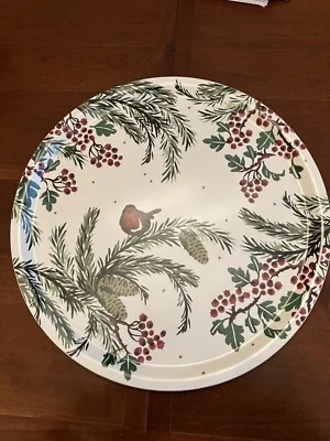 Emma Bridgewater Norway Spruce Round Birch Tray, New - Image 1 of 3