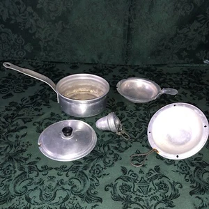 Vintage ALUMINUM CAMPING PAN SET / We Offer Combined Shipping - Bild 1 von 3