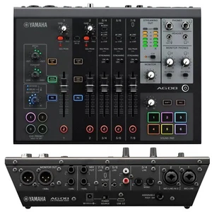 Yamaha AG08 8-Channel All-In-One Live Streaming Mixer, Black - Picture 1 of 2