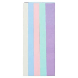 Pastel Tissue Paper Assorted Colours Gift Wrap Christmas Birthday Wrapping X 10 - Picture 1 of 2