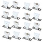 16Pcs Cord Lock Mechanism for 3 Line Swivel Type White Plastic and1375