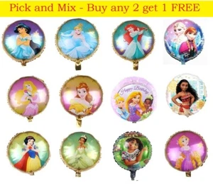 Disney Princesa Lámina Globo Niño Feliz Cumpleaños Fiesta Decoración Monna Sirena - Imagen 1 de 13