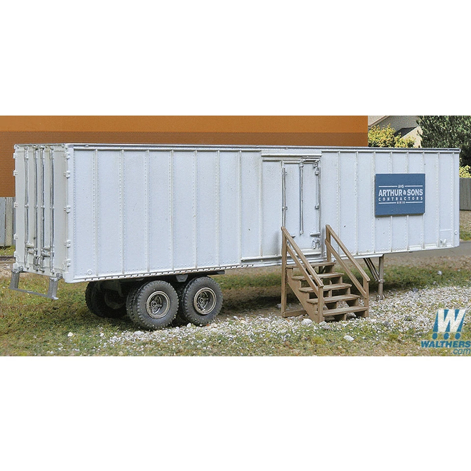 Walthers 949-2901 Construction Site Storage Trailer Kit HO Scale - Image 1 of 1