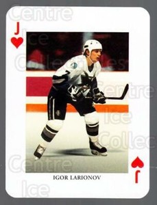 2008-09 Swedish Ice Hockey Playing Card #11 Igor Larionov
