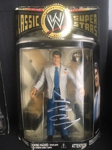 Vince McMahon Stephanie Shane Signed WWE figure autographed classic superstars - Picture 1 of 9