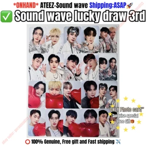 [NEW] ATEEZ [THE WORLD EP.FIN : WILL] SOUND WAVE LUCKY DRAW 3RD/ATEEZ CRAZY FORM - Picture 1 of 30