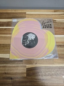 Taylor Swift Lover Live From Paris Heart Shaped Vinyl 2025 Version - Picture 1 of 4