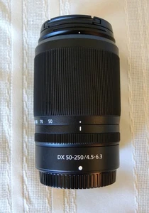 Nikkor Z DX 50-250mm f/4.5-6.3 VR Lens - Picture 1 of 6