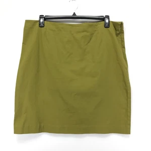 J. Jill Stretch Pencil Skirt Women's Plus Size 18 Vine Leaf Green Zip Career - Picture 1 of 9