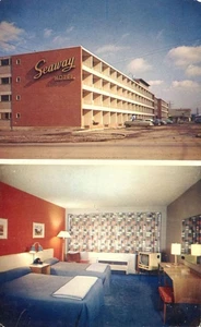 Seaway Hotels Limited Guest Room Interior Toronto Ontario Advertising Postcard - Picture 1 of 2