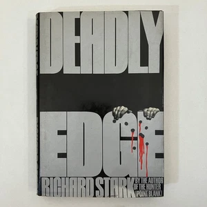 Deadly Edge Richard Stark Donald Westlake First Edition 1st Printing 1971 HCDJ - Imagen 1 de 10