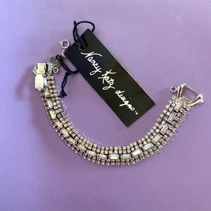 Vintage Neu Nancy Katz Strass Armband - Bild 1 von 16