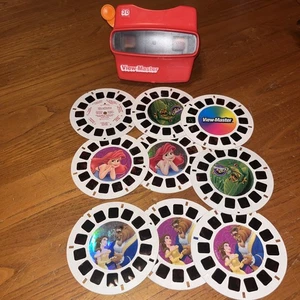 Vintage View-Master 3D (mit über 9 Rollen) kleine Meerjungfrau, die Schöne und das Biest - Bild 1 von 7
