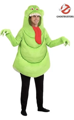 Ghostbusters Slimer ADULTO PEQUEÑO Disfraz Halloween Monstruo Verde Foto 1 de 4
