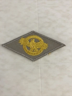 Original WW2 US Ruptured Duck Honorable Discharge Veteran Patch Embroidered - Image 1 of 2