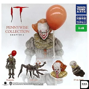 IT Pennywise Collection Chapter 2 Complete Set of 4 Gashapon Capsule Toys - Foto 1 di 2