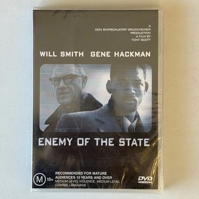 Enemy Of The State (1998 DVD) Region 4 Brand New & Sealed Action Spy Thriller - image 1 of 2