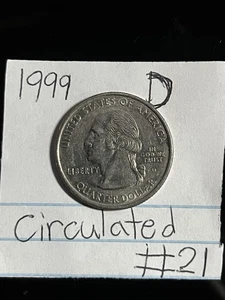 1999 D Connecticut State Quarter Circulated Free Shipping - Picture 1 of 2