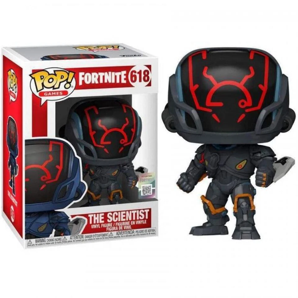 Fortnite The Scientist Funko Pop Games 618 Vinyl Figure 9 cm Nuova Originale