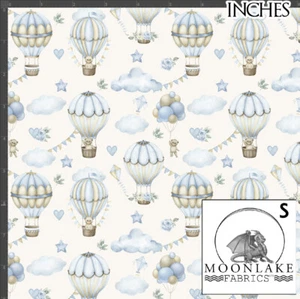 Rosa Ballonbären wiederholen 100% Qualität Baumwolle Popeline Stoff *exklusiv * - Bild 1 von 10