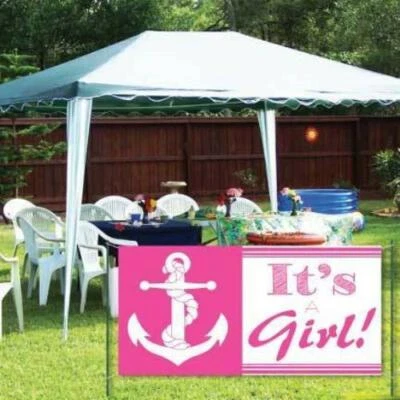 Banner náutico It's a Girl Foto 1 de 4