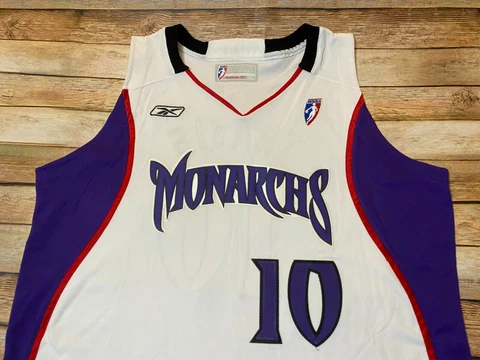 2003 Authentic WNBA Team Issue Sacramento Monarchs Jersey TIFFANY TRAVIS Home Cover