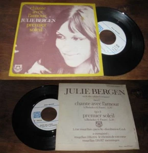 JULIE BERGEN - Chante Avec L'Amour French PS 7' Sixties Pop BIEM Magellan - Imagen 1 de 1