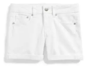 44$ Joe's Girl's 'Annie' Rolled Shorts, Optical White, Size 7, MSRP - Picture 1 of 2