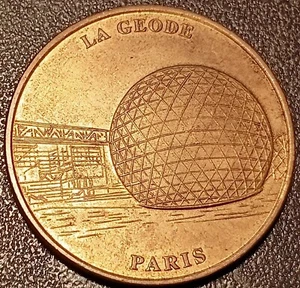 Medaglia Turistica - Parigi (75) La Geode 2 Con Sfaccettato 2002! 75P-G/2C - Foto 1 di 2