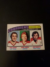 1976 77 O Pee Chee Montreal Canadians Checking Line Gainey,jarvis,roberts