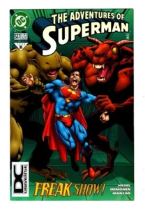 THE ADVENTURES OF SUPERMAN 537 (VF+ 8.5) DC UNIVERSE LOGO VARIANT / 1995 * - Picture 1 of 3