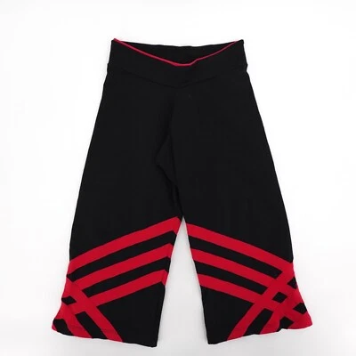 Брюки Margarita Supplex женские 2 черные красные капри активные для йоги без застежек компрессионные - Изображение 1 из 4
