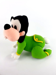Disney Baby Goofy Touch N Crawl Plush 1995 Mattel 