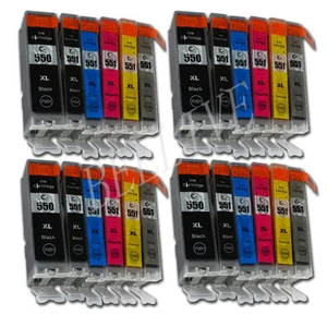 KIT 24 Cartucce per Canon PGI 550XL CLI 551XL Pixma MG6350 MG7150 MG7550 MG7100 - Foto 1 di 1