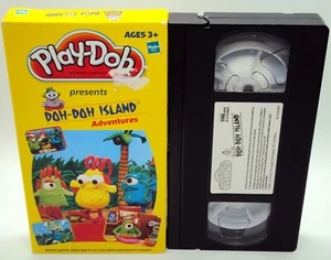 PLAY-DOH PRESENTS DOH-DOH ISLAND ADVENTURES VHS 2003 Clay Animation HASBRO Kids - Picture 1 of 4