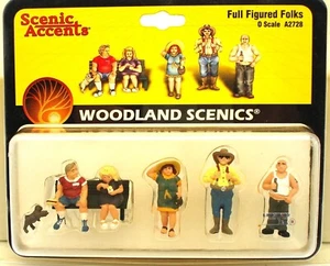 WOODLAND SCENICS FIGURAS COMPLETAS FOLKS REF A2728 - Imagen 1 de 1