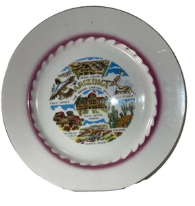 Collectors Plate Arizona The Grand Canyon State Vintage Souvenir 10 1/2" dia - Bild 1 von 10