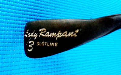 LADY RAMPANT SLOT LINE--#3 IRON--COPPER --R/H--GRAPHITE SHAFT--38.5 INCHES - Image 1 of 4