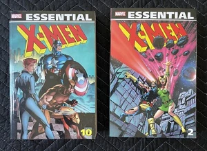 Marvel 2012 Essential X-Men Volume 10 & 2 Paperback - Picture 1 of 9
