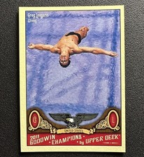 2011 Upper Deck Goodwin Champions #22 GREG LOUGANIS Driving card Toploader