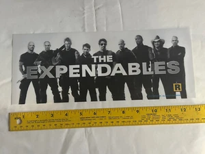 movie theater mylar 13” X 5” The Expendables 2010 Lionsgate - Picture 1 of 3