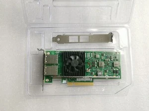 INTEL/DELL X540-T2 CONVERGED DUAL PORT ETHERNET NETWORK ADAPTER K7H46/3DFV8 - Picture 1 of 3
