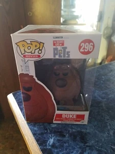 FUNKO POP! MOVIES: SECRET LIFE OF PETS - DUKE 296 VINYL FIGURE With Protector - Picture 1 of 4