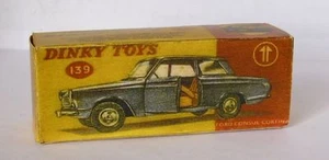 Caja Repro Dinky Nr.139 Ford Consul Cortina - Imagen 1 de 1