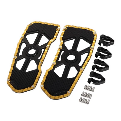 Estriberas de conductor para Harley Heritage Softail Deluxe 86-17 Road King Foto 1 de 4