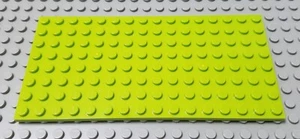 LEGO Lime Green 8x16 Stud Plate Pieces - Picture 1 of 1