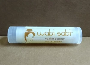 Wabi Sabi Bálsamo Labial Vainilla Éxtasis FPS 15, Tamaño Estándar Baumgarten's NO Sellado - Imagen 1 de 3